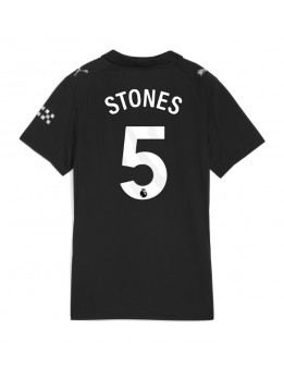 Manchester City John Stones #5 Replika Borta Kläder Dam 2025-26 Kortärmad